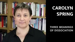 Three meanings of dissociation