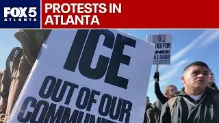 Georgia students walk out to protest ICE enforcement | FOX 5 News