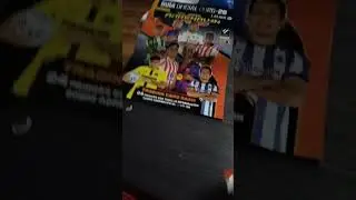 Abriendo la guía y cartas de fútbol del 2025 al 2026 en casa 🏠