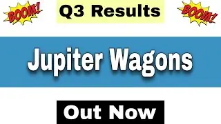 Jupiter Wagons Q3 Results 2026 | Jupiter Wagon Results Today | Jupiter Wagons Share Latest News |