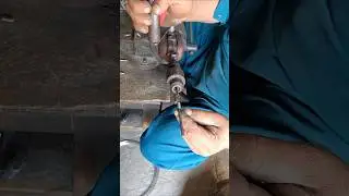 How to Turn wire into Spring #spring #manufacturing #restoration #satisfying