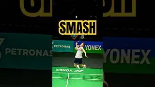 Men Single Badminton Denmark Antonsen Jump Smash Super Slow Motion