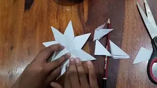 Paper Art ,paper art, 1 minits surprise gift,,school craft, floating flower
