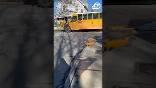Carjacking suspects charged after backing into police car, colliding with school bus