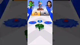 Superhero Run 3D Epic battle challenge ⁉️🤯#shorts #gaming #youtubeshorts #games