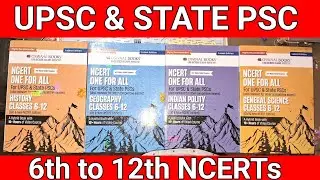 Oswaal UPSC Books | NCERT ONE FOR ALL | HISTORY | GEOGRAPHY | INDIAN POLITY | GENERAL SCIENCE 