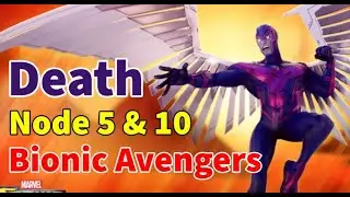 Death Scourge Guide: Node 5 & 10 - BIONIC AVENGERS ONLY, Wakandans Not Req | Difficulty 8 | MARVEL