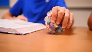 Squeezable, bumpy surface emphasizes sensory development without distraction!