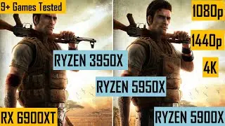 Ryzen 3950X vs 5950X vs 5900X // AMD RX 6900XT Tested in 9+ games