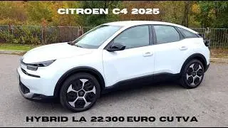 Test Drvie cu noul Citroen C4 Hybrid 1.2 Turbo 110 CP You e-DSC6 Punch! Ultima compacta crossover?