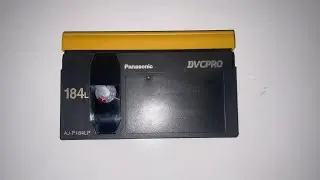 The Last Extra-Length DVCPRO Videocassette in the World Has Come [Panasonic AJ-P184LP(184 Minutes)].