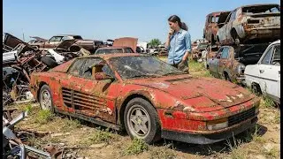 ASMR Car Restoration | Full Rebuild of Ferrari Testarossa 1990 from Abandoned to Brand New