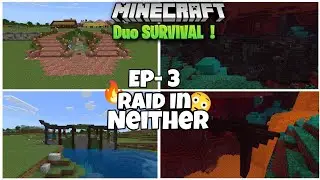Raid In Neither 🔥 Minecraft Survival Series EP - 3  | Duo Survival Series | By Renvu !