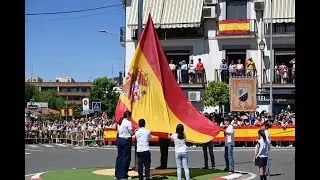 Acto solemne de izado de bandera en Zafra