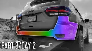 Wrapping this bumper was a nightmare & took 10hrs - Day 2 (Rear Bumper)