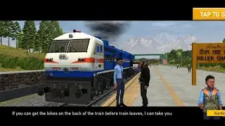 Indian railway game 🚦🎯 train simulator driving game Part 01/ cartoon character game
