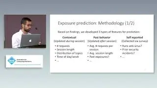 Predicting Impending Exposure to Malicious Content from User Behavior