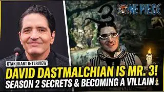 One Piece Exclusive | David Dastmalchian Answers Mr 3 Fan Questions for Live Action Season 2