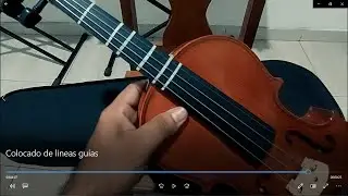 Como colocar lineas guias a mi violín