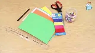 How to make a stripy foam bead bracelet