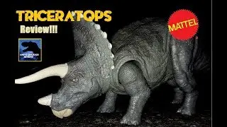 2019 Mattel Dual Attack Triceratops Version 2 Review!!! Jurassic World!!!
