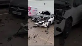 Audi RS3 crashed