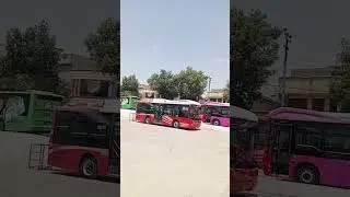 MEHRAN DEPOT OF KARACHI 🫠 PEOPLE BUS SERVICE THE BEAUTIFUL BUSES IN A DEPOT &hearts;️