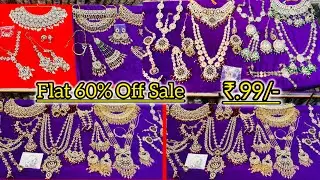 Bridal Fancy Kundan,Gold,Polki,Jadow Jewellery Wholesale Charminar Hyderabad Market Trending Explore