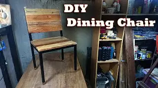 DIY Dining Chair #woodworks#DiyChair#Diy#Woodmetal#woodpallete#DiyProjects#woodmetal
