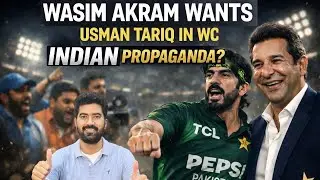 Wasim Akram Ka Bara Bayan | Usman Tariq Trump Card? Indian Propaganda Exposed | Pak T20 WC 2026