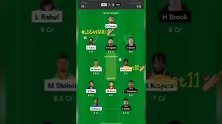 #LSGvsSRH Best small league team 🏏❤️ #ipl #dream11 #dream #cricket #subscribe #like