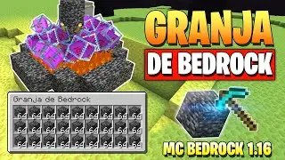 Minecraft Bedrock: GRANJA de BEDROCK Simple 1.16 ⛏️ | (PE, XBOX, PS4, SWITCH, WIN10)