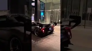 1of1 Pagani Zonda Oliver EVO shooting flames🔥   #pagani #supercar #shorts #like