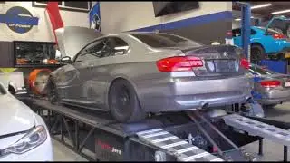 2007 BMW 335i Single turbo full e85 dyno!