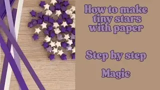 ⭐ Origami Tiny Paper Stars ✨ | Easy Cute Paper Craft for Beginners