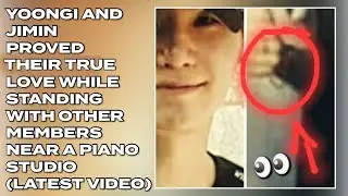 OMG😱🔥Yoongi & Jimin Proved Their True Love While Standing With Other Members Near A Piano Studio#bts