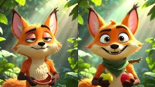 आलसी लोमड़ 🦊