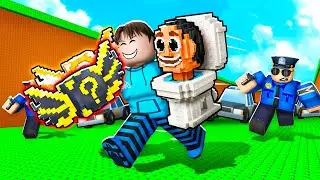 روبلوكس انقذ البرينروت من الشرطة ! Escape Police For Brainrots