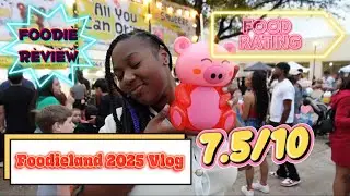 Foodieland 2025 Vlog + Review + New Foods at Foodieland Dallas + Mukbang + Rating +  Taste Test