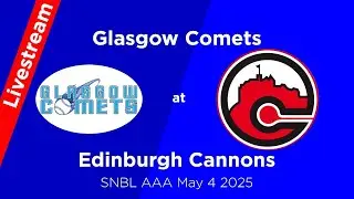 Comets @ Cannons, May 4th 2025 (Scottish National Baseball League AAA) LIVE BROADCAST