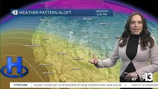 Mild temperatures take us into the holiday week in Las Vegas