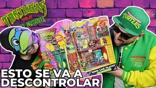 ESTUPENDO DIORAMA | PLAYMATES TMNT MUTANT MAYHEM SEWER LAIR PLAYSET  - UNBOXING #CAOSMUTANTE