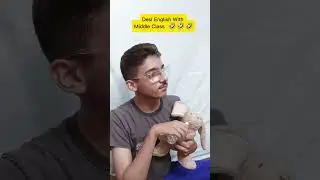 Desi English With Middle Class 🤣 | Funny English Comedy Short | #comedy #funnyshorts
