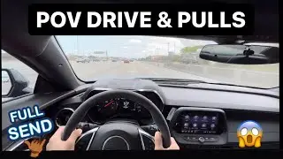 CAMARO SS 1LE - M6 - POV PULLS & CITY DRIVE