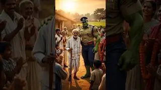 Gareeb Hulk Se IPS Officer Tak 💚🔥 #hulklife #hulk #ai #viral #aivideo #trending #shorts #desihulk