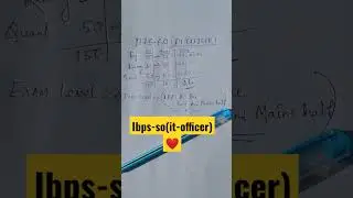 #IBPS SO IT OFFICER#IBPS SO#banking career#ibps#❤️