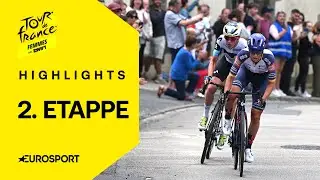 Tour de France Femmes 2025 | 2. Etappe | Highlights deutsch | Radsport