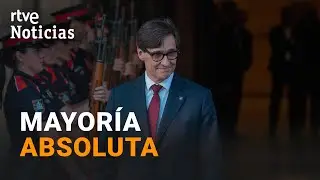 CATALUÑA: ILLA es INVESTIDO PRESIDENT en un PLENO INTERRUMPIDO DOS VECES por JUNTS | RTVE Noticias