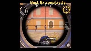 Best sensitivity for 8x scope in pubg mobile #shors #pubg 🥵🥵🥵🥵