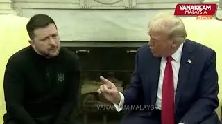 01/03/2025: Stubborn Ukrainian President makes Trump angry; intense moments at White House